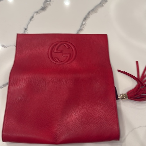 Red Gucci Soho Clutch - Picture 4 of 5